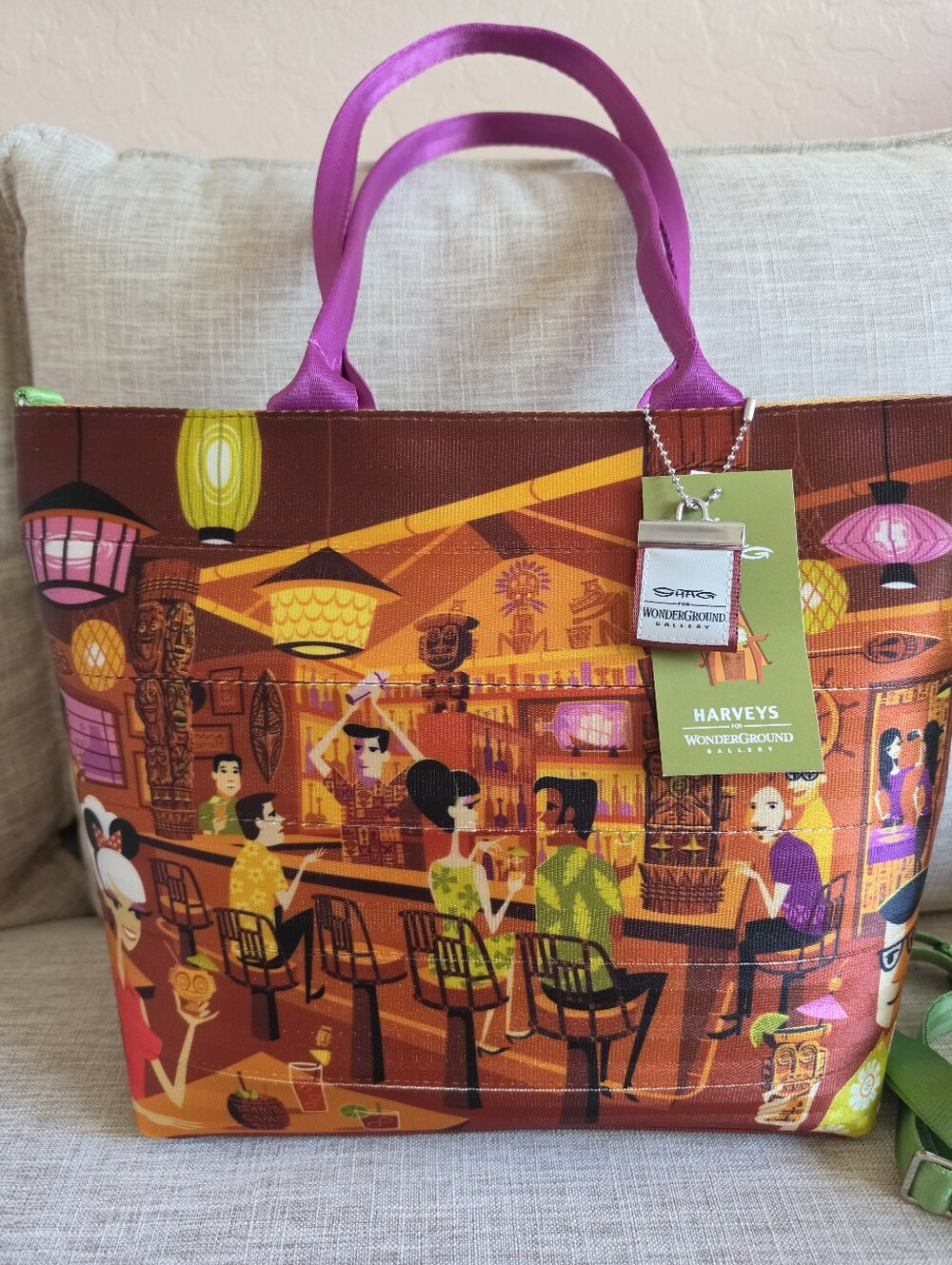 Disney Trader Sam's Harvey's Streamline Tote, SHAG for Wondergroung Gallery